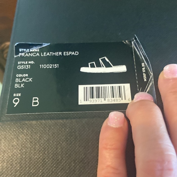 Coach Sandals Style Name Franca Leather Espad Brand New In Box - Picture 7 of 8